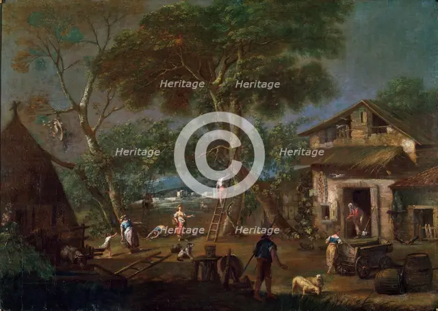 'Italian Landscape', c1750-1795. Artist: Antonio Diziani
