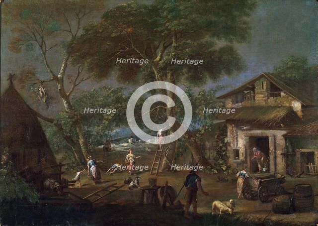 'Italian Landscape', c1750-1795. Artist: Antonio Diziani