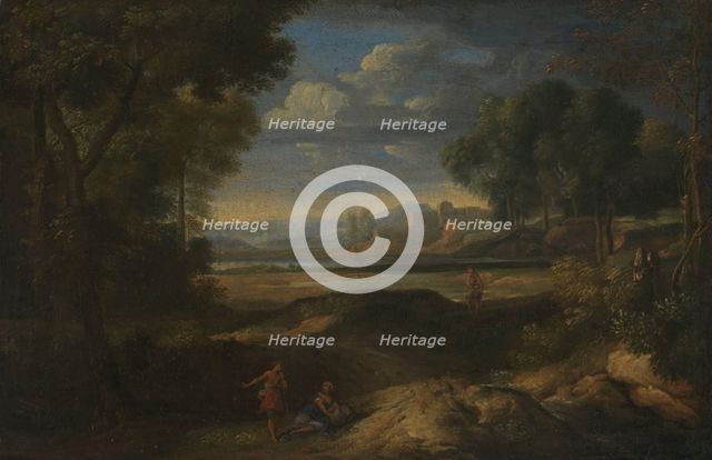 Italian Landscape, probably last half of 17th century. Creator: Gaspard Dughet.
