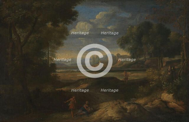 Italian Landscape, probably last half of 17th century. Creator: Gaspard Dughet.