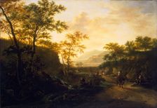 Italian Landscape with a Path, 1647. Creator: Jan Dirksz Both