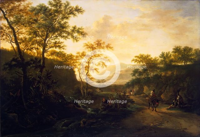 Italian Landscape with a Path, 1647. Creator: Jan Dirksz Both.