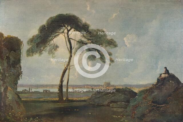 'Italian Landscape with a Stone Pine', c1756, (1938). Artist: Richard Wilson.