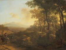 Italian Landscape with Mule Driver, c.1645-c.1650. Creator: Jan Dirksz Both