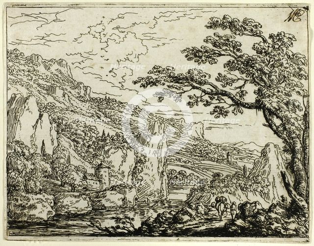 Italian Landscape with Ruins, n.d. Creator: Jonas Umbach.
