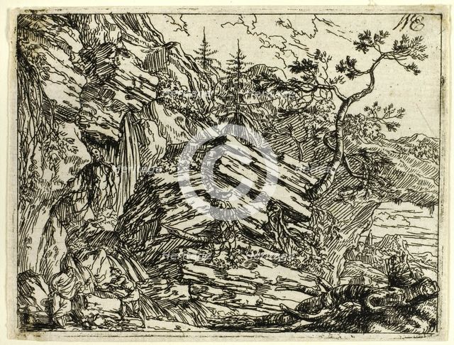Italian Landscape with Ruins, n.d. Creator: Jonas Umbach.