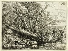 Italian Landscape with Ruins, n.d. Creator: Jonas Umbach