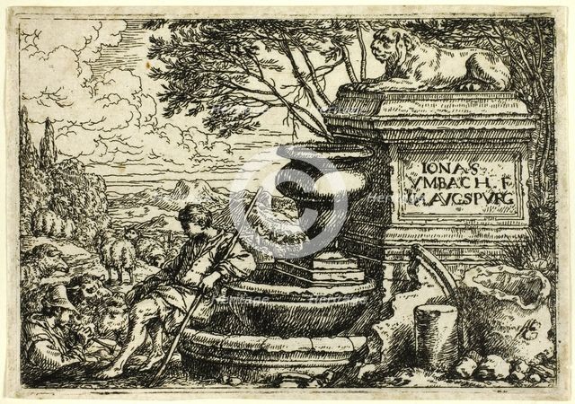 Italian Landscape with Ruins, n.d. Creator: Jonas Umbach.