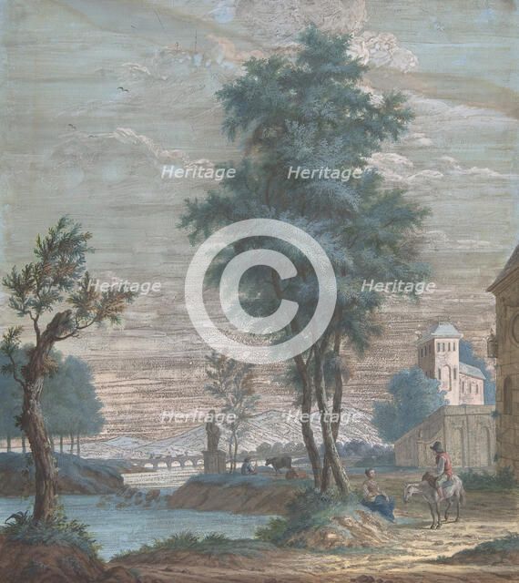 Italian Lanscape, 1769. Creator: Pieter de Groot.