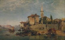 Italian Lake Scene 1853, (1935). Creator: George Edwards Hering