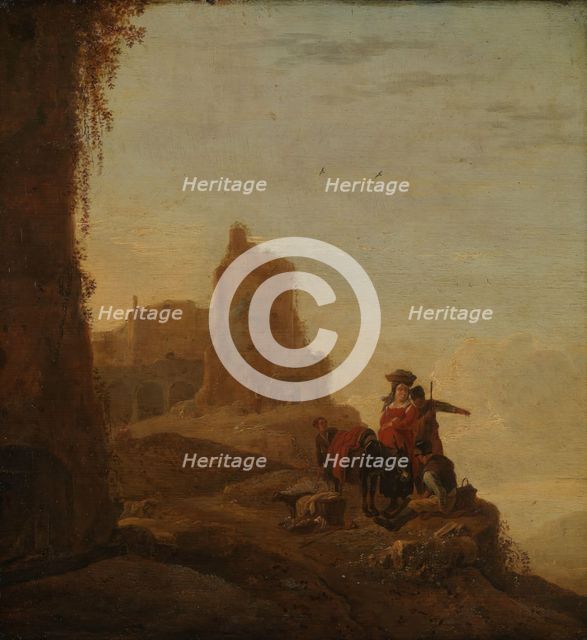 Italian mountain landscape, 17th century. Creator: Thomas Wijck.