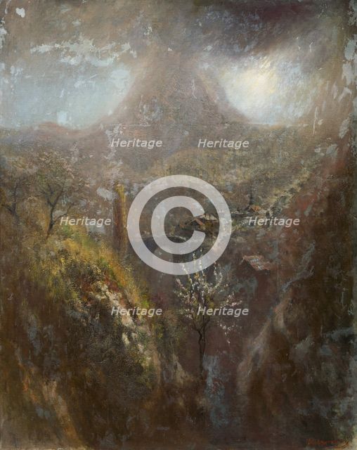 Italian Mountain Landscape, 1890-1900. Creator: Ladislav Mednyanszky.