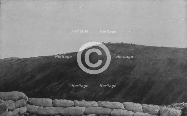 Italian Offensive of Isonzo; The western slopes of Monte Santo..., 1917. Creator: Unknown.