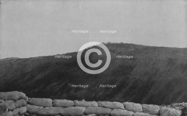 Italian Offensive of Isonzo; The western slopes of Monte Santo..., 1917. Creator: Unknown.