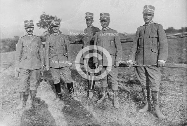 Italian officers, between c1914 and c1915. Creator: Bain News Service.
