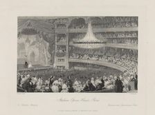 Italian Opera House, Paris. Creator: Mottram, Charles (1807-1876)