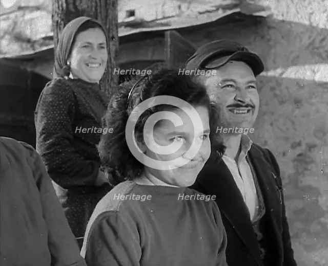 Italian People Smiling, 1944. Creator: British Pathe Ltd.