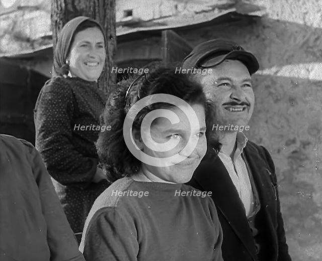 Italian People Smiling, 1944. Creator: British Pathe Ltd.