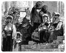 Italian peasants, c1890