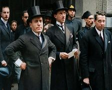 Italian Prime Minister Benito Mussolini Standing With Other Italian Politicians, 1922. Creator: British Pathe Ltd