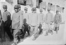 Italian prisoners, Schloss Laibach, Austria, between c1910 and c1915. Creator: Bain News Service