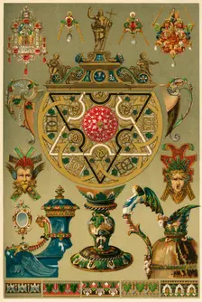 Italian Renaissance works in precious metals and enamel, (1898). Creator: Unknown