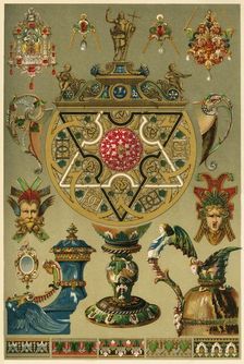 Italian Renaissance works in precious metals and enamel, (1898). Creator: Unknown