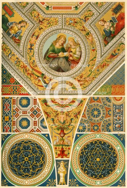 Italian Renaissance ceiling painting, (1898). Creator: Unknown.