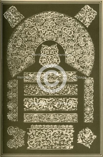 Italian Renaissance lace, (1898). Creator: Unknown.