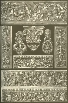 Italian Renaissance ornament in marble and bronze, (1898). Creator: Unknown