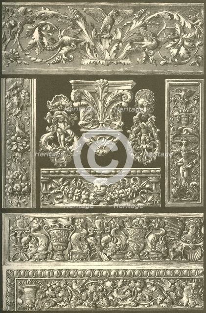 Italian Renaissance ornament in marble and bronze, (1898). Creator: Unknown.