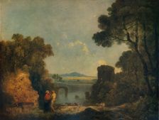Italian River Landscape with a broken Bridge c1779, (1938). Artist: Richard Wilson