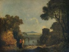 Italian River Landscape with a broken Bridge c1779, (1938). Artist: Richard Wilson