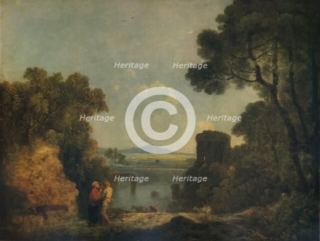 'Italian River Landscape with a broken Bridge', c1779, (1938). Artist: Richard Wilson.