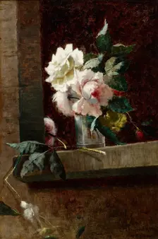Italian Roses, about 1887. Creator: William Henry Hilliard