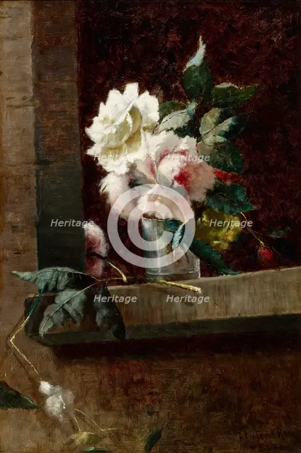 Italian Roses, about 1887. Creator: William Henry Hilliard.