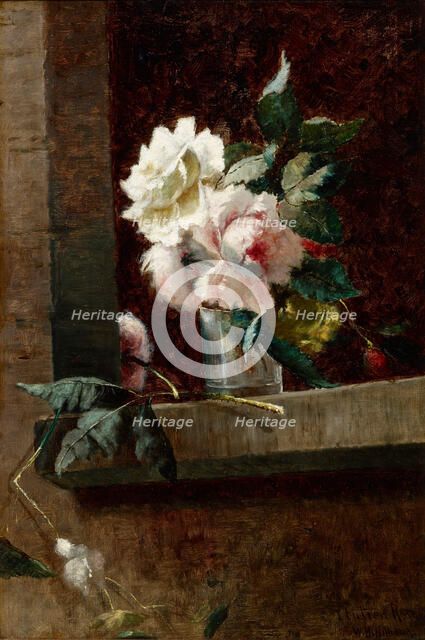 Italian Roses, about 1887. Creator: William Henry Hilliard.