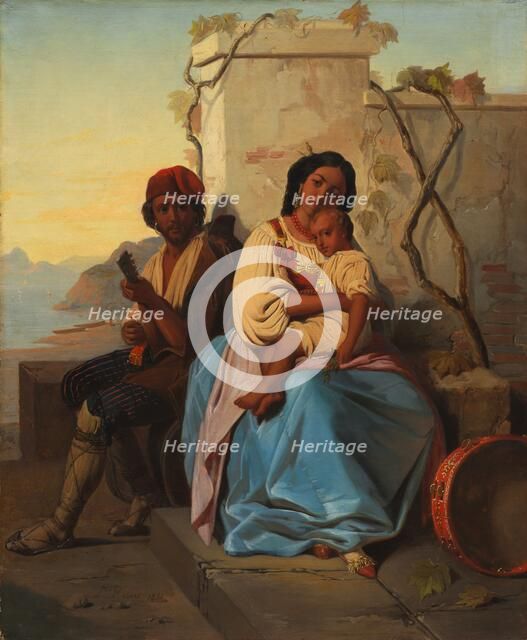 Italian Scene, not dated. Creator: Léopold Robert (Swiss, 1794-1835), imitator of.