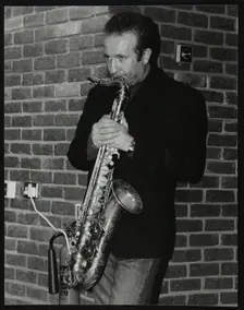 Italian saxophonist Renato D'Aiello at The Fairway, Welwyn Garden City, Hertfordshire, 1999. Creator: Denis Williams