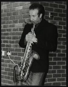 Italian saxophonist Renato D'Aiello at The Fairway, Welwyn Garden City, Hertfordshire, 1999. Creator: Denis Williams