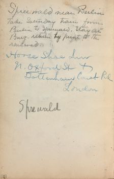 Italian Sketchbook: Notes (page 260), 1898-1899. Creator: Maurice Prendergast (American, 1858-1924)