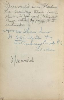 Italian Sketchbook: Notes (page 260), 1898-1899. Creator: Maurice Prendergast (American, 1858-1924)