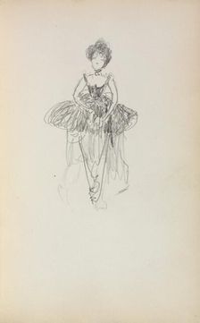 Italian Sketchbook: Ballerina (page 231), 1898-1899. Creator: Maurice Prendergast (American, 1858-1924)