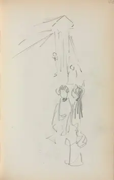 Italian Sketchbook: Figures (page 128), 1898-1899. Creator: Maurice Prendergast (American, 1858-1924)