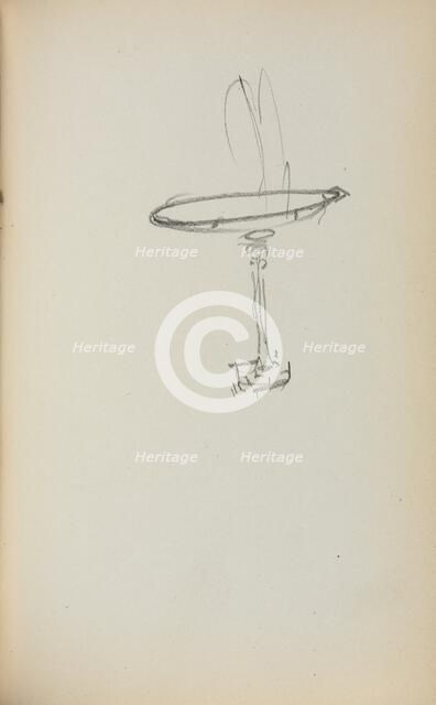 Italian Sketchbook: Fountain (page 145), 1898-1899. Creator: Maurice Prendergast (American, 1858-1924).