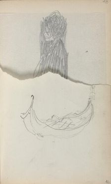 Italian Sketchbook: Gondola (page 46), 1898-1899. Creator: Maurice Prendergast (American, 1858-1924)