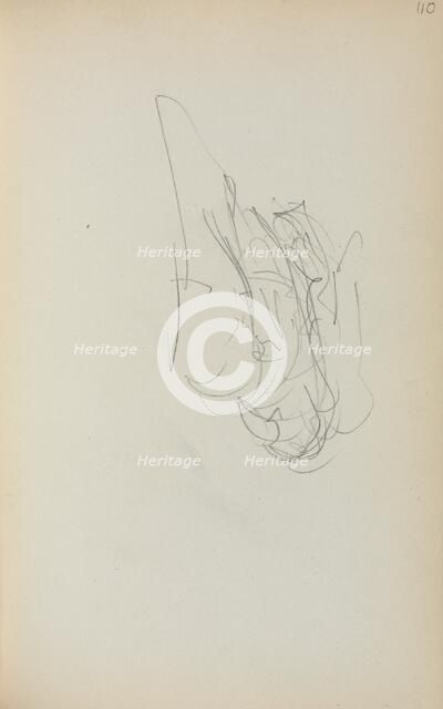 Italian Sketchbook: Gondola (page 110), 1898-1899. Creator: Maurice Prendergast (American, 1858-1924).