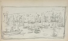 Italian Sketchbook: Harbor (page 78), 1898-1899. Creator: Maurice Prendergast (American, 1858-1924)