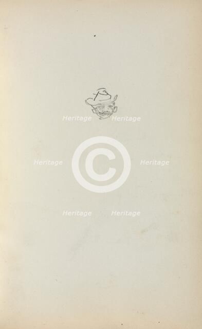 Italian Sketchbook: Head of a Man (page 223), 1898-1899. Creator: Maurice Prendergast (American, 1858-1924).