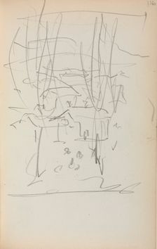 Italian Sketchbook: Landscape (page 116), 1898-1899. Creator: Maurice Prendergast (American, 1858-1924)